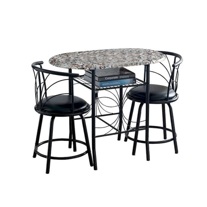 Volmer 3 Piece Dining Set