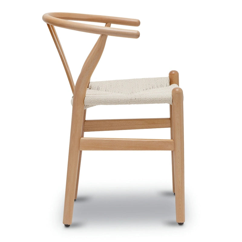 Poly & Bark Weave Chairs - Solid Wood Frame (Set of 2)