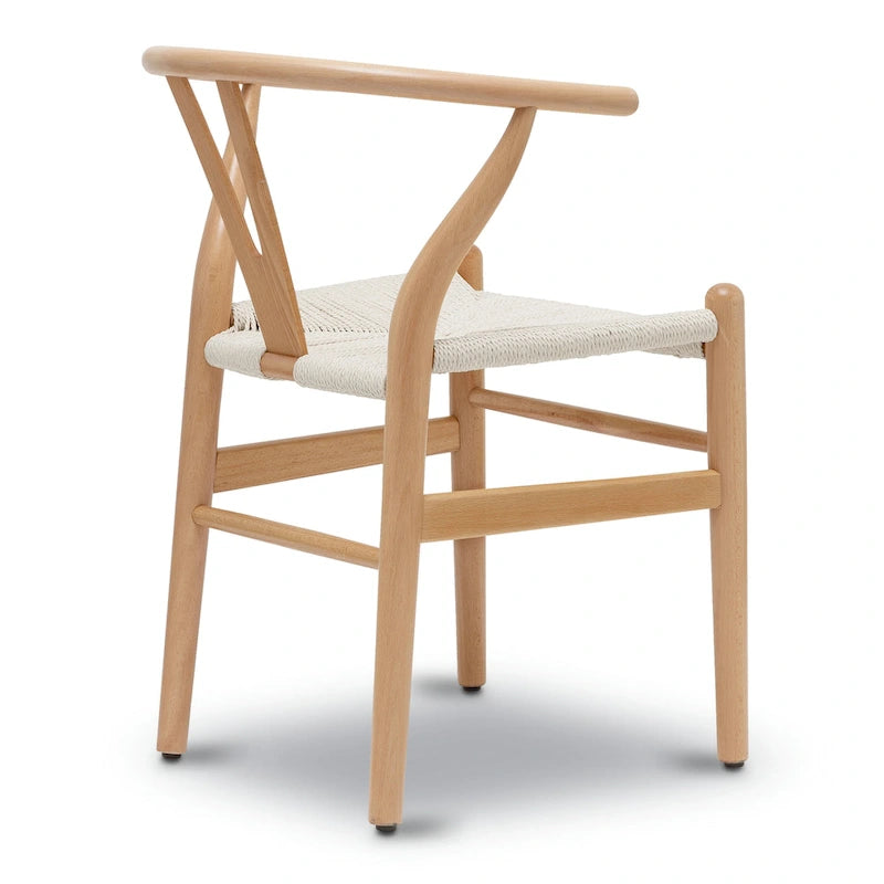 Poly & Bark Weave Chairs - Solid Wood Frame (Set of 2)