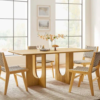 Rivian Rectangular 70 Wood Dining Table