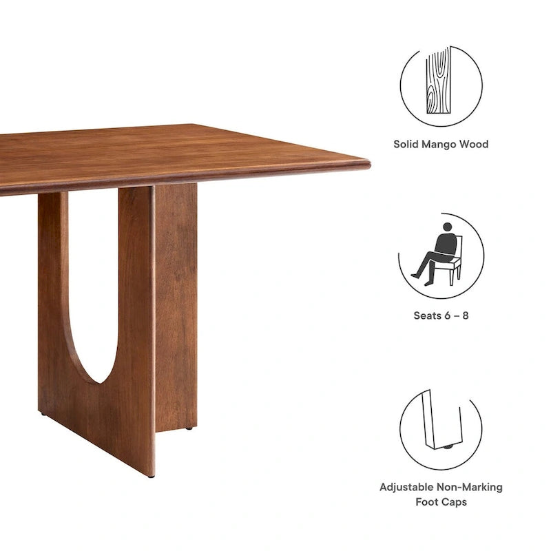 Rivian Rectangular 70 Wood Dining Table