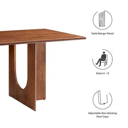 Rivian Rectangular 70 Wood Dining Table