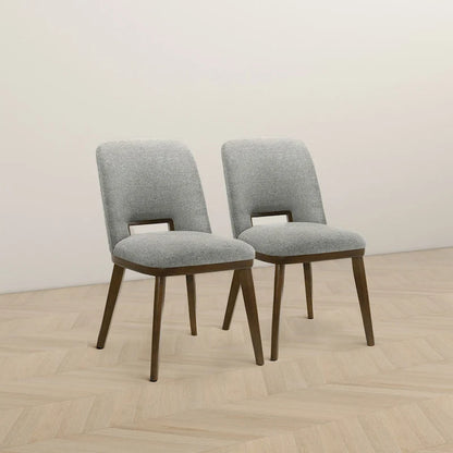 Raleigh Luxury Modern Solid Wood Dining Chair (Set of 2)