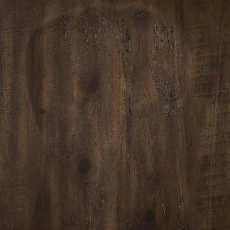 Signature Design by Ashley Valebeck Black/Dark Brown Counter Height Dining Table - 48 W x 48 D x 36 H