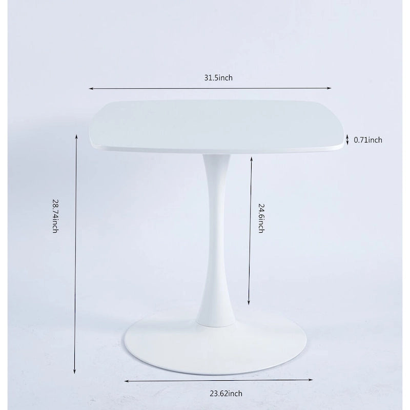 Mid-century 5pieces Kitchen dining table set for 4-6 people