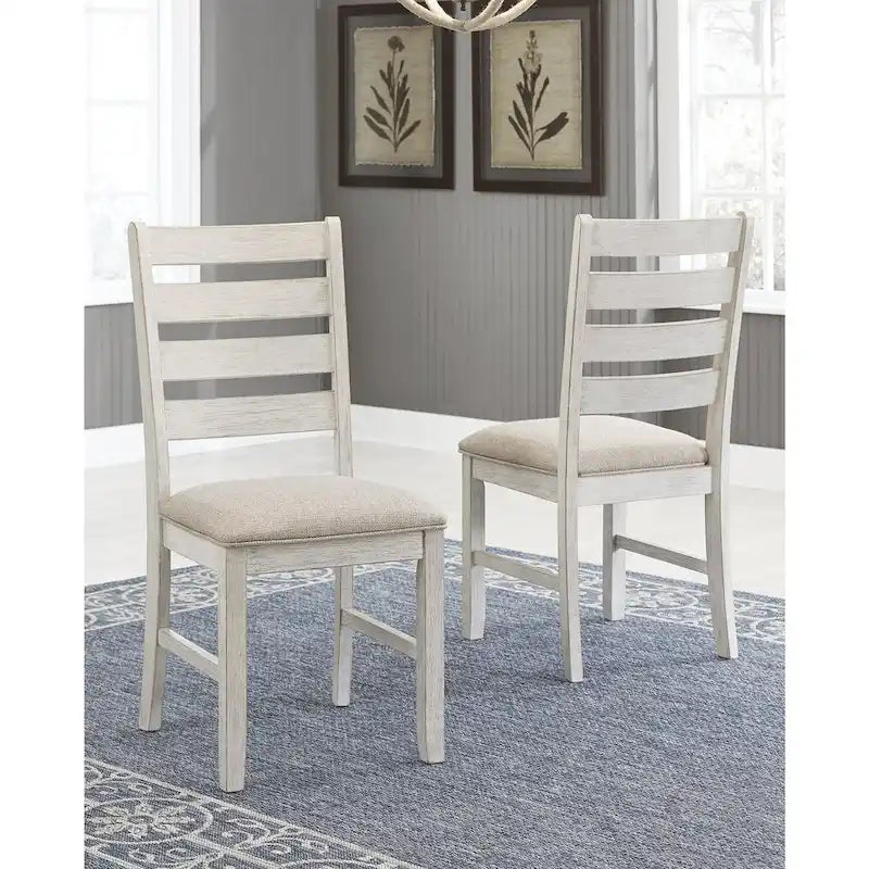 Signature Design by Ashley Skempton White / Light Brown 5-Piece Dining Package
