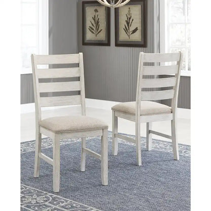 Signature Design by Ashley Skempton White / Light Brown 5-Piece Dining Package