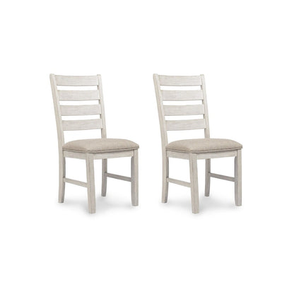 Signature Design by Ashley Skempton White / Light Brown 5-Piece Dining Package