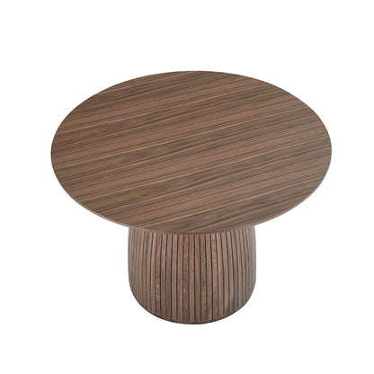 Round Dining Table Modern Wood Kitchen Table