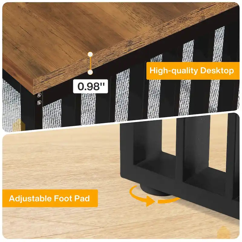 78.74-inch Two Person Computer Desk for Home Office