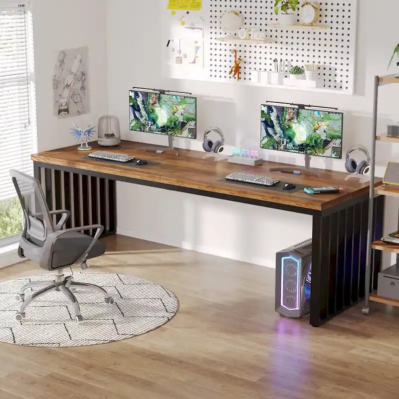 78.74-inch Two Person Computer Desk for Home Office