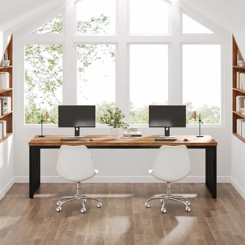 78.74-inch Two Person Computer Desk for Home Office
