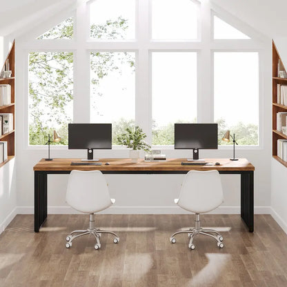78.74-inch Two Person Computer Desk for Home Office