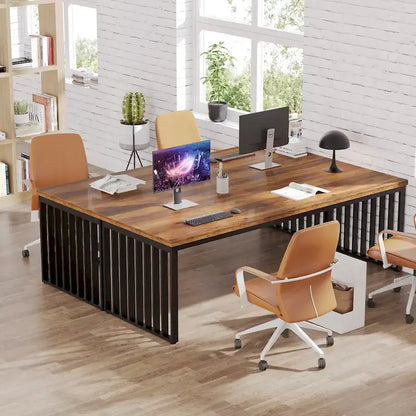 78.74-inch Two Person Computer Desk for Home Office
