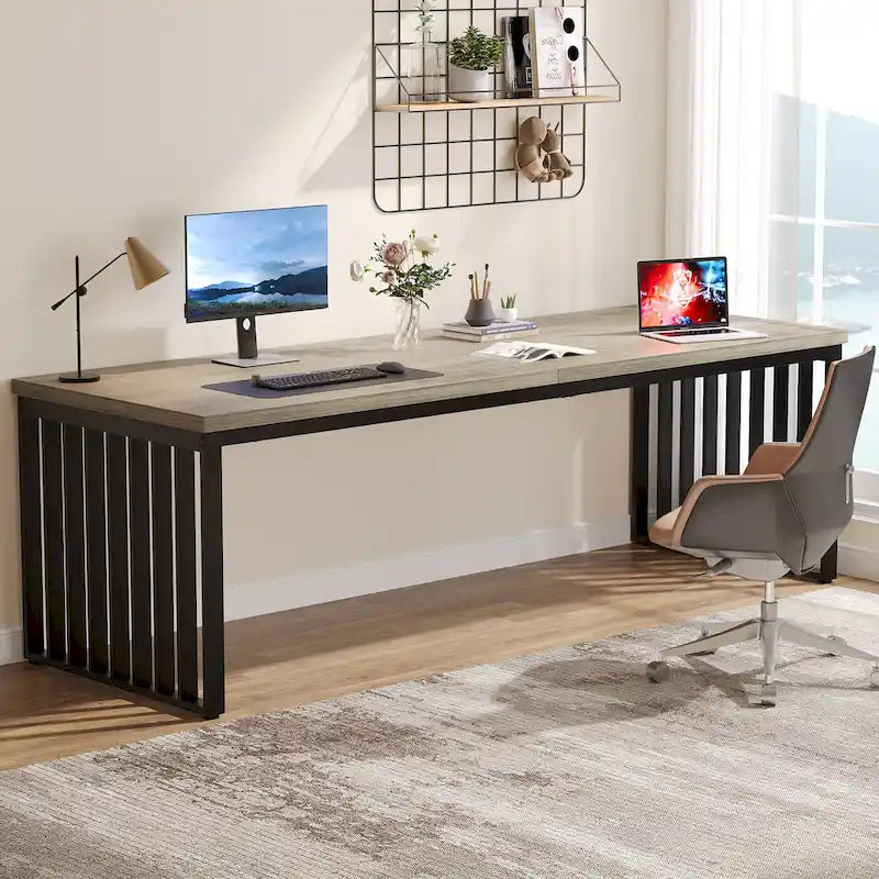 78.74-inch Two Person Computer Desk for Home Office