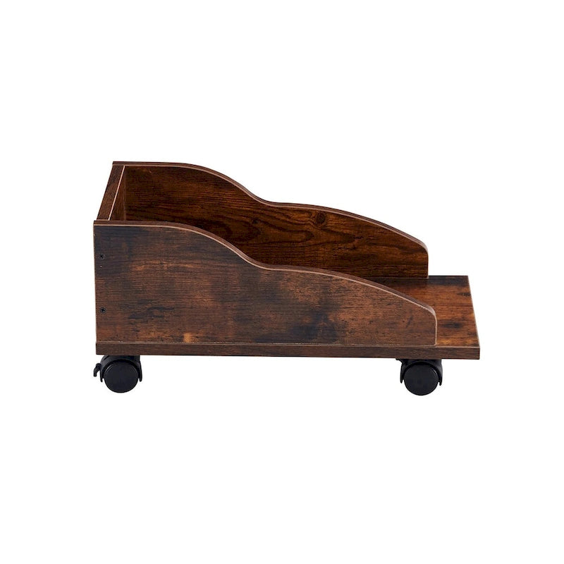 solid wood computer Desk,office table with PC droller,storage shelves and file cabinet,two drawers,CPU tray,a shelf