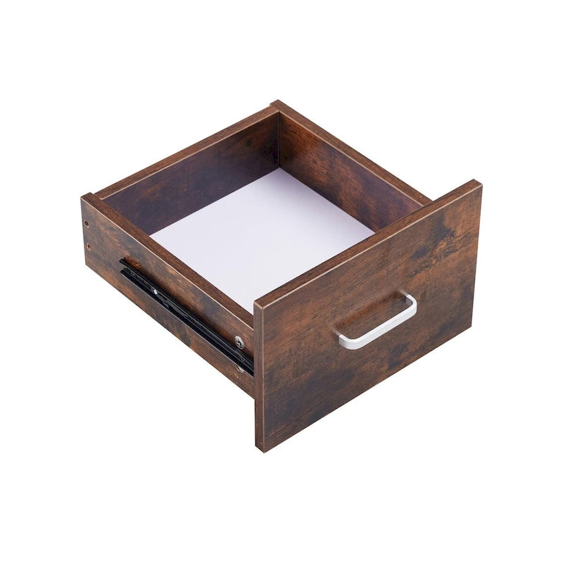 solid wood computer Desk,office table with PC droller,storage shelves and file cabinet,two drawers,CPU tray,a shelf