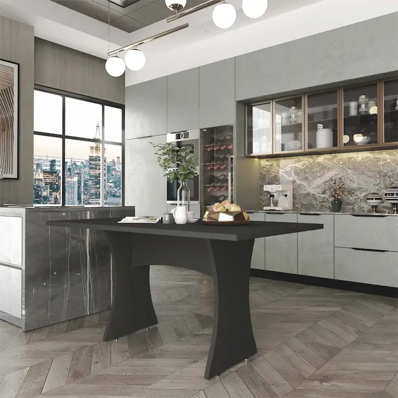 Manhattan Comfort Coney Mid-Century Modern Dining Table