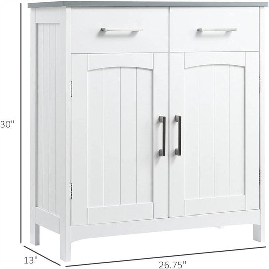 Bathroom Floor Cabinet - 13D x 26.75W x 30H
