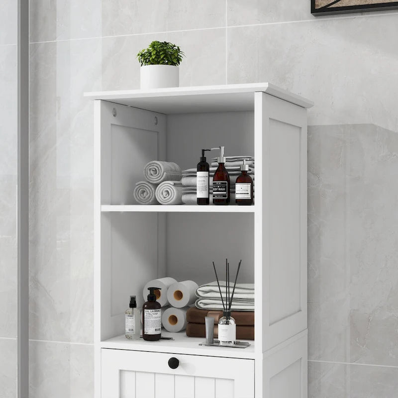 1-Compartment 1-Drawer Tilt-Out Laundry Sorter Cabinet