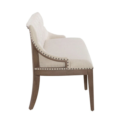 Americana Farmhouse Dusty Taupe Rectangular Table Set with Dining Chairs Various Options