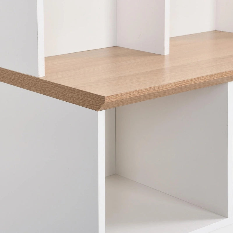 Wide Hall Tree with Storage Bench - Minimalist Shoe Cabinet, Cube Storage, 8 Hooks