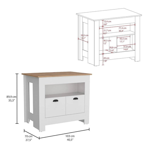 Arlet Sideboard Kitchen Island Storage Cabinet