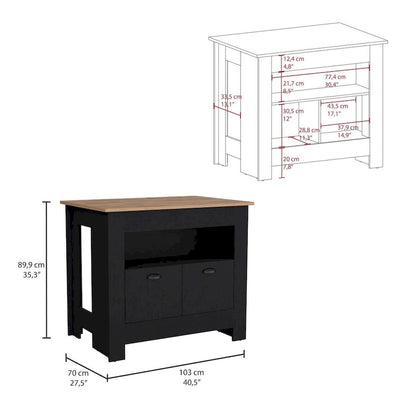 Arlet Sideboard Kitchen Island Storage Cabinet