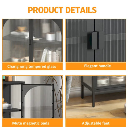 Metal Sideboard Cabinet