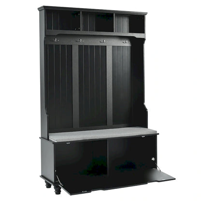 Merax 4-in-1 Entryway Hall Tree with Storage Bench