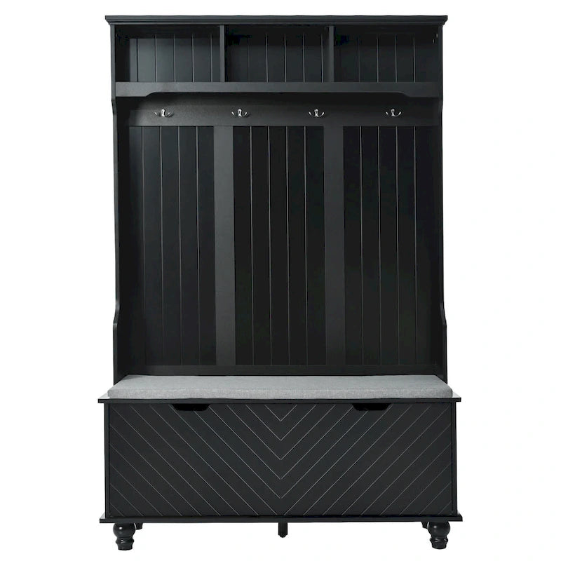 Merax 4-in-1 Entryway Hall Tree with Storage Bench