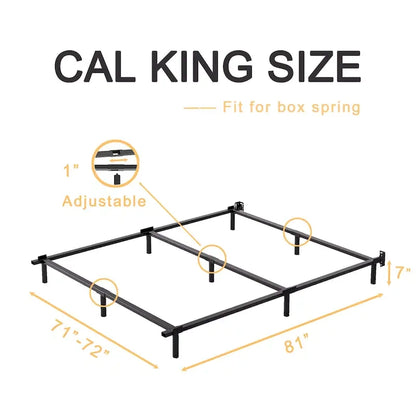 7 Inch Adjustable Steel Bed Frames Heavy Duty